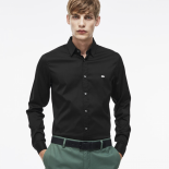 Chemise Slim Fit en popeline de coton LACOSTE (BOUTIQUE MAJOS)