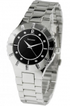 MONTRE D.ENS AC 3ATM BAR-OZ/NOIR 36 OZ 1/100 P.LANNIER 012J631 (BIJOUTERIE LOUBAT)