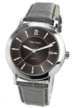 MONTRE HOMME 30M ACIER/CUIR BAR/GRIS DATO LANNIER 232C188 (BIJOUTERIE LOUBAT)