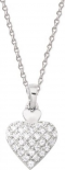 COLLIER 3.2077.31-42CM PEND.COEUR 30 DIAMANTSx0,004CT GHP1 OR GRIS750(2,75) (BIJOUTERIE LOUBAT)