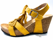 Sandales COCO ABRICOT V0611 Compensé (CAROL B)