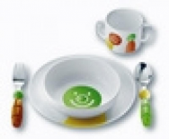 COFFRET DE 2 ASSIETTES + 1 MUG + 2 COUVERTS BILLO (K DE CUISINE)