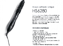 HS 6280 = Brosse Coiffante = GRUNDIG = 1200w 2 Vitesses  2T° (SIRAM électroménager)